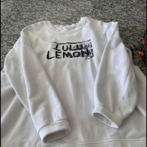 lululemon athletica White Sweatshirt